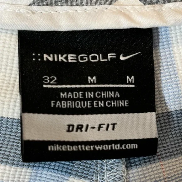 Nike Golf Flat-Front Plaid Golf Shorts - Picture 6 of 8